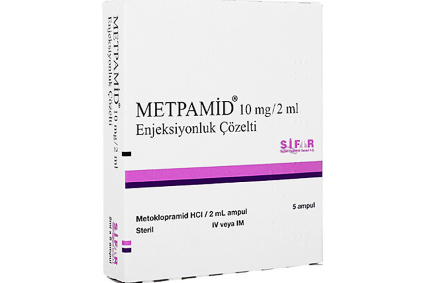 Metpamid 10 mg 2 mL Enjeksiyonluk Çözelti İlaç Kutusu